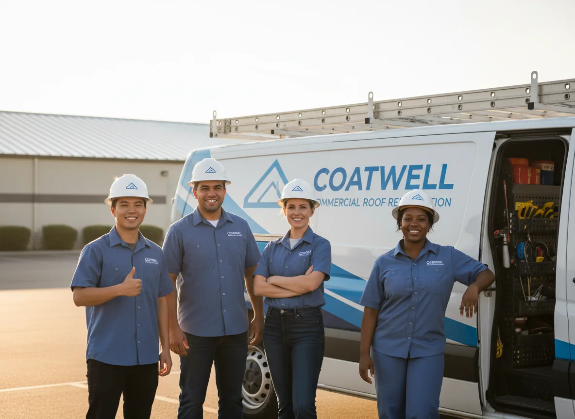 Commercial roof coating company in Hanna, OK